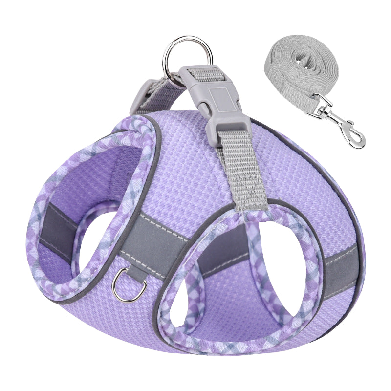 Kynlo Park™ Modern Heritage Plaid & Leather Harness